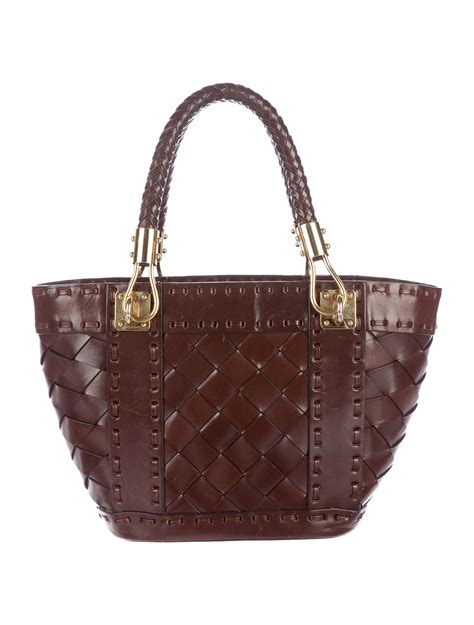 michael kors handbags woven leather